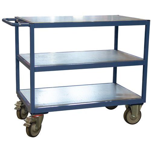 Servante Fimm 400 Kg 3 Plateaux 1000x600 Mm Tôle