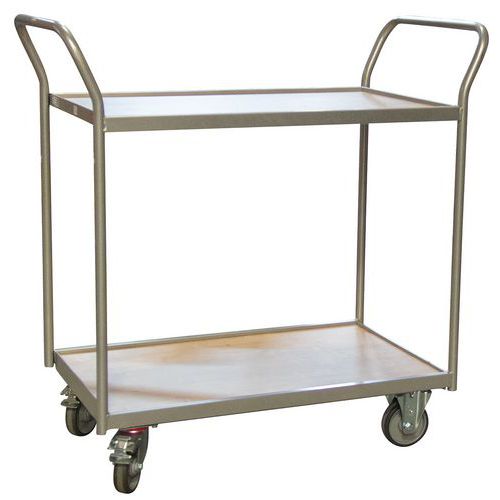 Servante Fimm 250 Kg 2 Plateaux 850x500 Mm Double Poignées