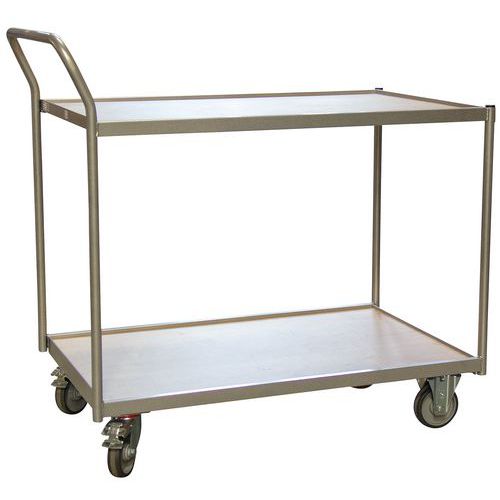 Servante Fimm 250kg 2 Plateaux 1000x600mm Poignée Verticale