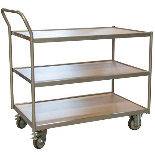 Servante Fimm 250 Kg 3 Plateaux 1000x600mm Poignée Verticale