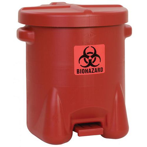 Bidons Pour Déchets Biodangereux 55.9x45.8cm Rouge_94bio
