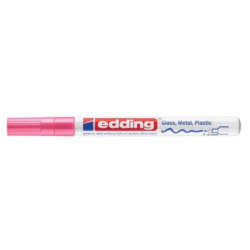 Marqueur Peinture Edding 751 - Pointe Ogive Moyenne - Rose