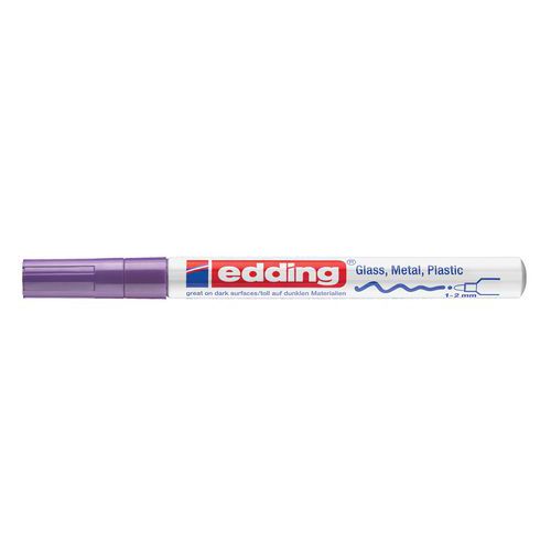 Marqueur Peinture Edding 751 - Pointe Ogive Moyenne - Violet