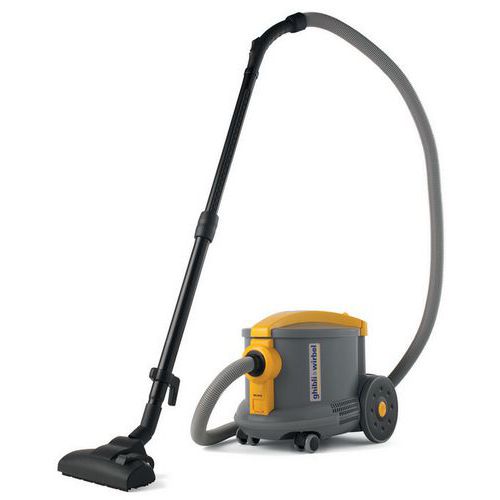 Ghibli&Wirbel - Aspirateur Poussières Power D 12 - 12L 1100W - Gris/Jaune - Recyclable