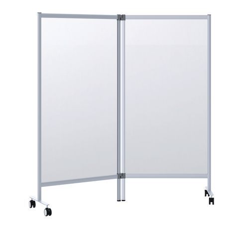 Lot De 2 Cloisons De Protection Mobiles H.180 Cm - Paperflow