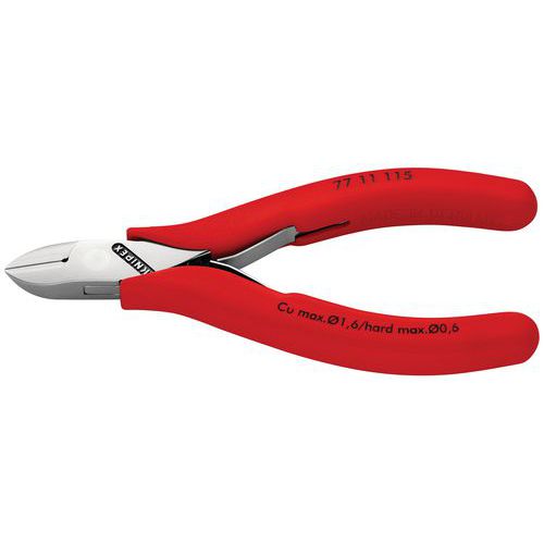 Pince Ã‰lectronique Petit Biseau 115mm - Serre-fils - Ressort Gaine Pvc