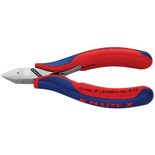 Pince Coupante Ã‰lectro Pointue Coupe Rase 115mm Ressort - Bimatière