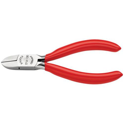 Pince Coupante Ã‰lectronique Petit Biseau 130mm - Avec Ressort - Pvc