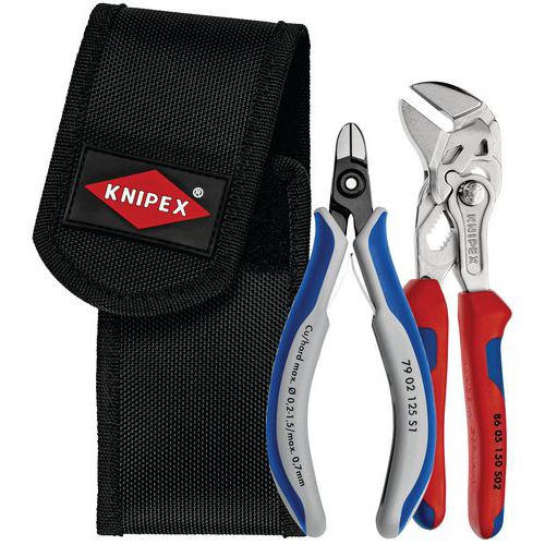 Jeu des pinces coupantes pour serre câbles - Knipex Jeu des pinces coupantes pour serre câbles - Knipex