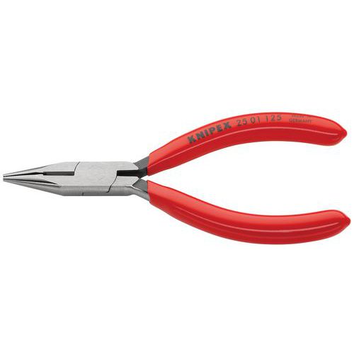 Pince à Becs Demi-ronds 125mm Avec Tranchant - Pvc - Tête Polie