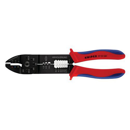 Pince à Sertir Universelle - Pour Cosses Pré-isolées Et à Fût Ouvert