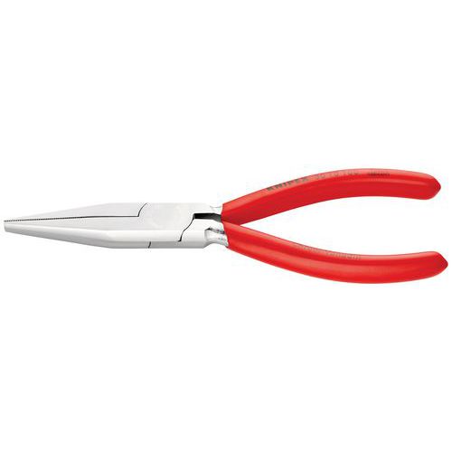 Pince à Becs Longs Plats 140mm - Gainage Pvc - Chromée