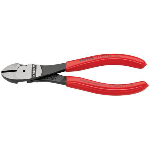 Pince Coupante De Côté Démultipliée 160mm - Gainage Pvc - Tête Polie