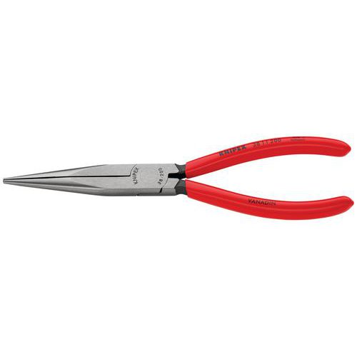 Pince De Mécanicien 200mm Demi-ronde Striée - Gainage Pvc - Tête Polie