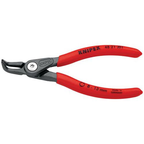 Pince Pour Circlips Intérieurs Coudée à 90Â° De 8 à 13mm - 130mm - Pvc