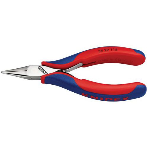 Pince De Préhension - Becs Demi-ronds Lisses - 115mm - Bi-matière