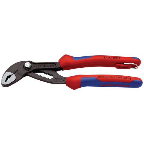 Pince Multiprise Cobra 180mm - Gainage Bi-matière - Œillet Antichute