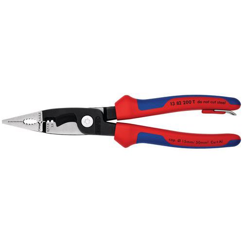 Pince Multifonctions Ã‰lectricien - Bi-matière - Oeillet Antichute