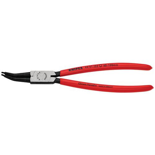 Pince Pour Circlips Intérieurs Coudée à 45Â° De 40 à 100mm - Pvc