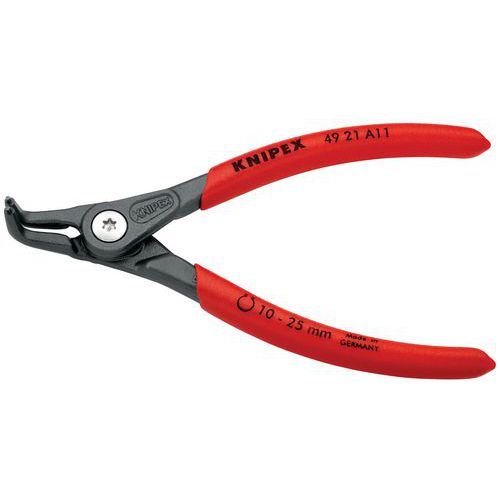 Pince Pour Circlips Extérieurs Coudée à 90Â° De 10 à 25mm - Gainage Pvc