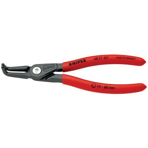 Pince Pour Circlip Intérieur Coudée à 90Â° De 19 à 60mm - 165mm - Pvc