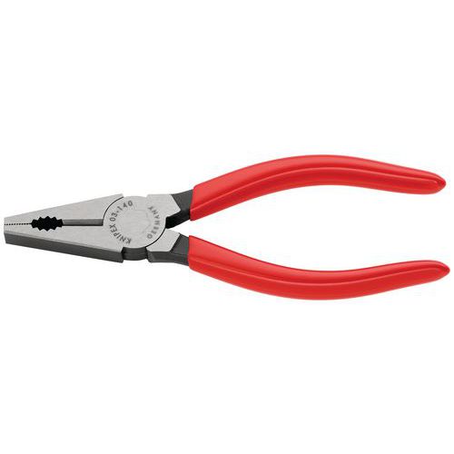 Pince Universelle 140mm Avec Tranchant - Gainage Pvc - Tête Polie