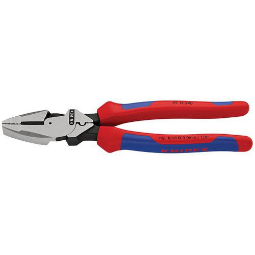 Pince Universelle Linesman's 240mm - Fonction Sertissage - Bi-matière