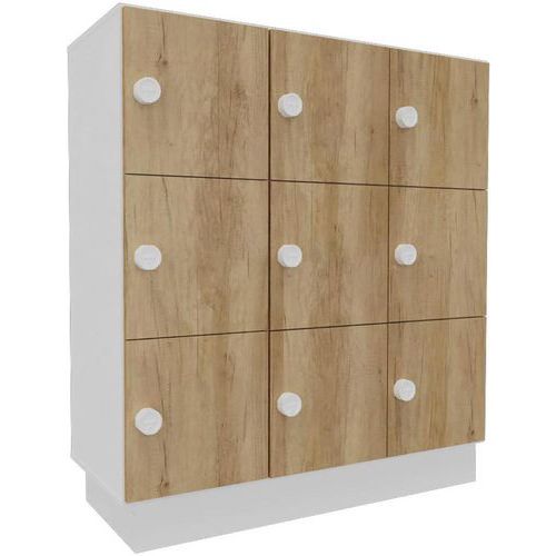 Casier 9 Cases L.117 X H.119 Blanc/portes Nebraska