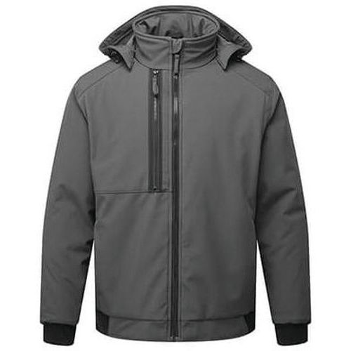 Portwest - Veste Softshell WX2 L Gris - Doublée et Rembourrée - Polyester 280g/m² - EPI Homme
