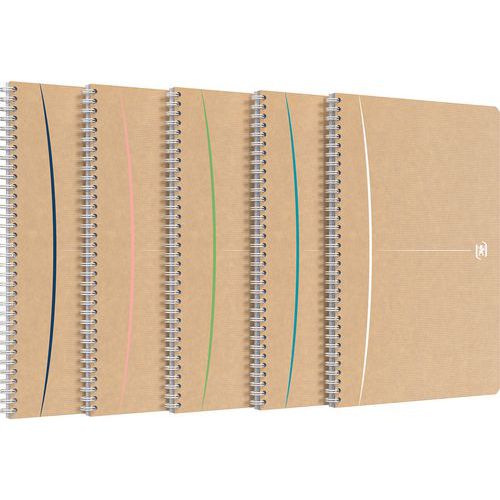 Cahier Oxford Touareg 210x297 180p 90g Recyclé Ligne Assorti