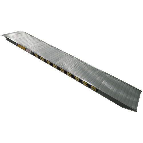 Duarib - Rampe de chargement aluminium 2m50 x 0m70 - Grande largeur - Charge facile véhicules et brouettes - 25.5 kg