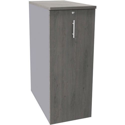Caisson Tower H114 3 Tab. 1ds Alu/chêne Gris