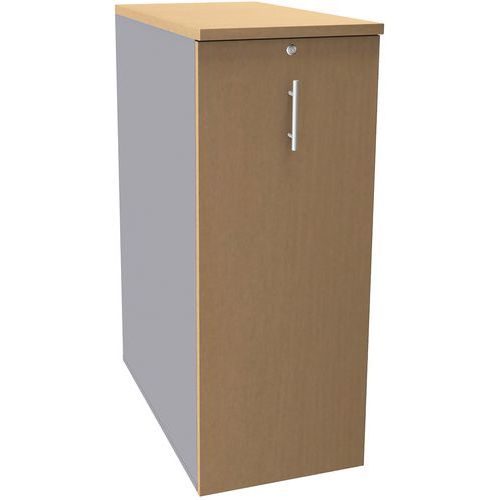 Caisson Tower H114 3 Tab. 1ds Alu/hêtre