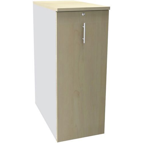 Caisson Tower H114 3 Tab. 1ds Blanc/érable