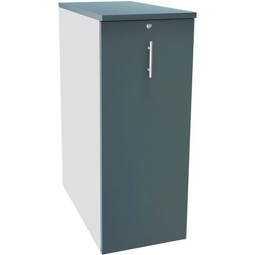 Caisson Tower H114 3 Tab. 1ds Blanc/bleu Argile