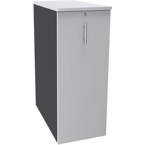 Caisson Tower H114 3 Tab. 1ds Anthracite/blanc