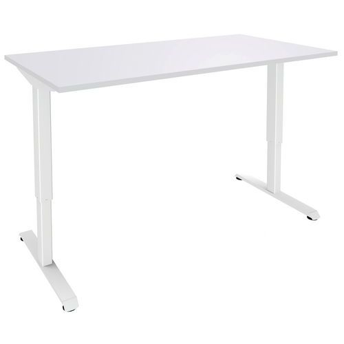 Bureau Électrique L120xp80 Blanc/blanc
