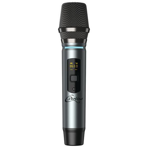 Microphone sans fil pour enceinte the ROADY-FL - Micro main cardioïde - Portée 10m - Alimentation batterie - 256g