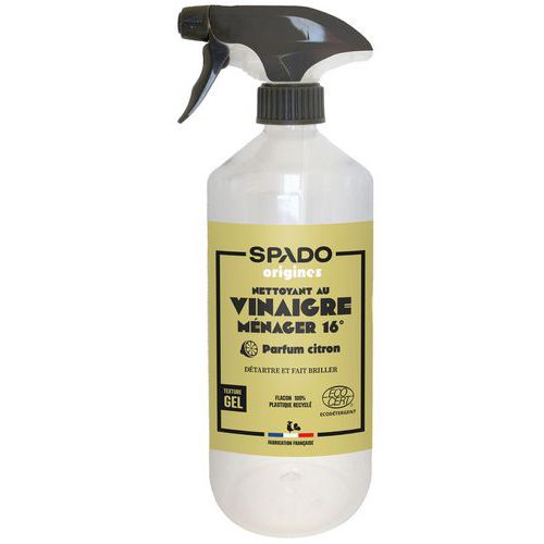 Spado Origines Vinaigre Blanc Gel 16° Citron Ecocert 750 Ml