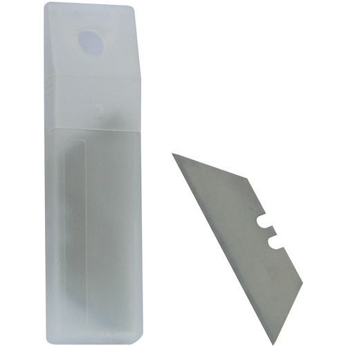 Taliaplast - Lames trapèze pour cutter - Lot de 5 - 60x19mm - Rétractables et robustes