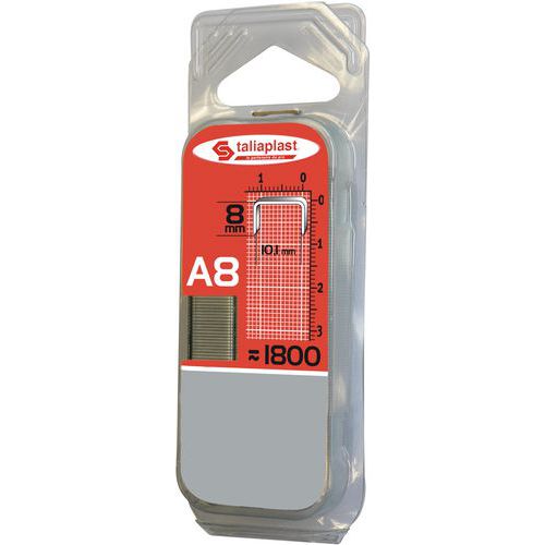 Taliaplast - Agrafes Type A - Lot de 1200 - 12mm - Pour Agrafage Précis et Durable
