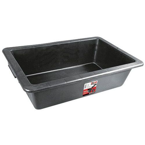 Taliaplast - Auge Taliagom 12L - Noir - 470x320x130mm - Robuste et Durable