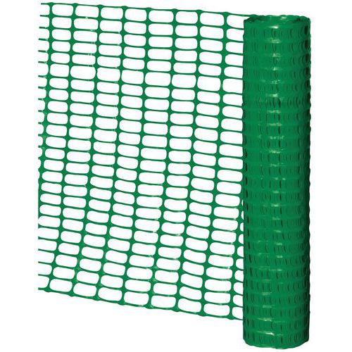 Taliaplast - Barrière de signalisation Vert - 1x50m - Poids 7kg - Signalisation de chantier et voirie