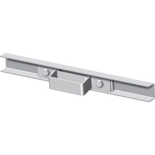 Taliaplast - Bride de fixation pour poteau - 470mm Gris - Robuste et Durable