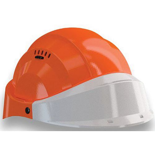 Lot de 6 - Casque Orizon® - Orange - Visière Gris