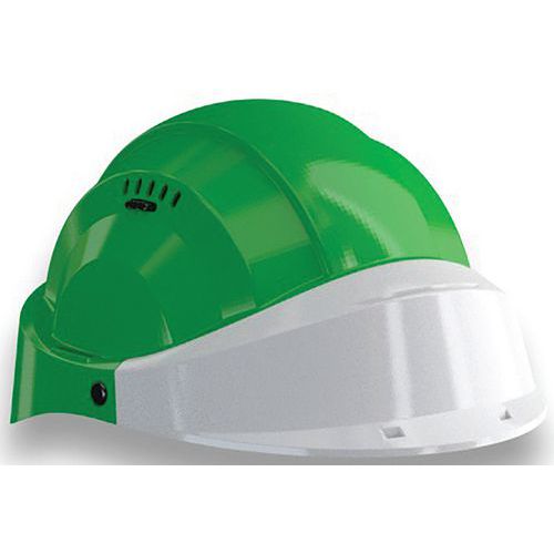 Lot de 6 - Casque Orizon® - Vert - Visière Gris