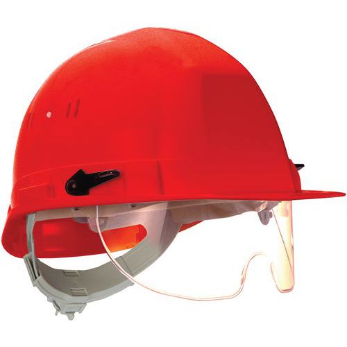 Lot de 6 - Casque Visiocéanic®2 Rb40 À Molette - Rouge - Coiffe Pe-bd
