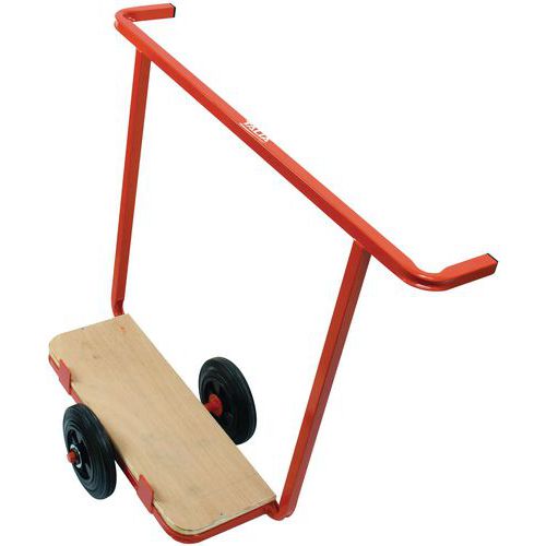 Taliaplast - Chariot porte plaques 2 roues Eco - 85cm - Robuste et pratique pour le transport