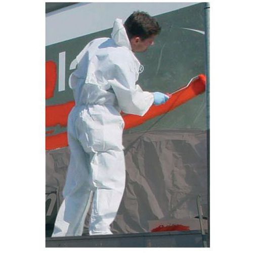 Taliaplast - Combinaison jetable Catégorie 3 XL Blanc - Polypropylène - Normes EN 13034 & 13982-1 - EPI