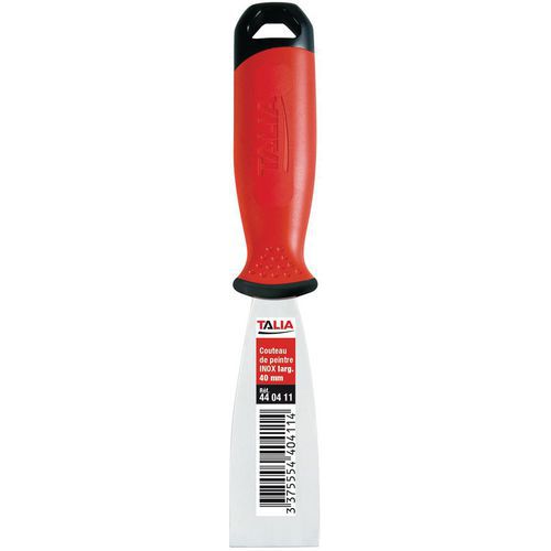 Taliaplast - Couteau à enduire américain inox - Lame 4cm - Finition professionnelle